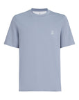 Brunello Cucinelli Brunello Cucinelli T-shirts and Polos Clear Blue