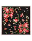 Dolce & Gabbana Dolce & Gabbana-Roses Bouquet Print Silk Foulard