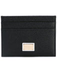 Dolce & Gabbana Dolce & Gabbana-card holder with logo plaque on the front