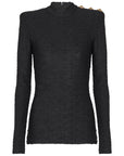 Balmain Balmain monogram high-neck top