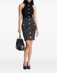 Balmain Balmain Tweed pencil skirt with buttons