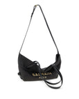 Balmain Balmain Track Small Tote Bag In Raffia And Calfskin