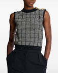 Balmain Balmain Tweed Tank Top