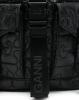 Ganni Ganni Quilted Buckle Backpack