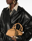 Chloé Chloé Bowling Bag In Ostrich-Effect Leather