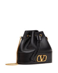 Valentino Garavani Valentino Garavani Mini Bucket Bag In Nappa With Vlogo Signature Chain
