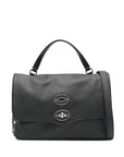 Zanellato Zanellato Small Postina® Bag In Smooth Black Lavagna Leather