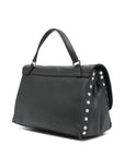 Zanellato Zanellato Small Postina® Bag In Smooth Black Lavagna Leather