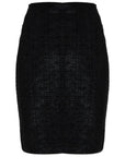 Balmain Balmain Monogram Midi Skirt