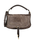 Chloé Chloé Marcie Suede Shoulder Bag