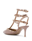 Valentino Garavani Valentino Garavani Rockstud 65mm leather ankle strap pumps.