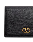 Valentino Garavani Valentino Garavani-VLogo Signature Grainy Calfskin Wallet