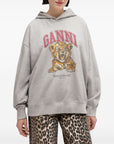 Ganni Ganni Margot Kitty organic cotton hoodie
