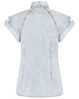 Zimmermann Zimmermann Bow-tie denim top