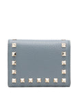 Valentino Garavani Valentino Garavani-Grey Rockstud bifold wallet