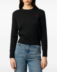 Ami Paris Ami Paris Coeur monogram motif Ami De Coeur wool sweater