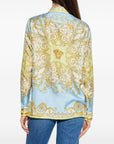 Versace Versace Barocco print silk shirt