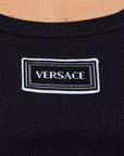 Versace Versace Logo cotton tank top