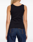 Versace Versace Logo cotton tank top