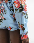 Dolce & Gabbana Dolce & Gabbana-Floral cropped cotton shirt