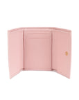 Dolce & Gabbana Dolce & Gabbana-Women's Pink Leather Flap French Wallet