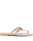 Dolce & Gabbana Dolce & Gabbana-DG thong sandal in cipria rubber