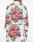 Dolce & Gabbana Dolce & Gabbana Dolce Gabbana-floral-print knotted shirt