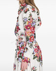 Dolce & Gabbana Dolce & Gabbana Dolce Gabbana-floral-print knotted shirt