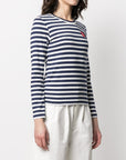 Comme Des Garcons Comme Des Garcons Comme Des Garçons Striped cotton t-shirt