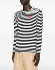 Comme Des Garcons Comme Des Garcons Comme Des Garçons Striped cotton t-shirt