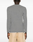 Comme Des Garcons Comme Des Garcons Comme Des Garçons Striped cotton t-shirt