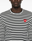 Comme Des Garcons Comme Des Garcons Comme Des Garçons Striped cotton t-shirt