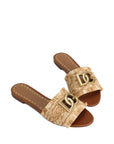 Dolce & Gabbana Dolce & Gabbana Raffia Braid Slipper