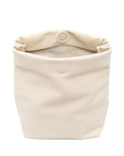 Cortana Cortana Delhi S, Large Beige Leather Clutch