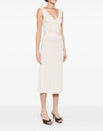 Elisabetta Franchi Elisabetta Franchi V-neck sleeveless A-line skirt Knitted midi dress