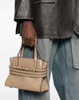 Moschino Moschino Tie Me small leather handbag