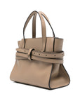 Moschino Moschino Tie Me small leather handbag
