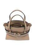 Moschino Moschino Tie Me small leather handbag