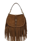 Etro Etro Suede Pony Bag With Fringes