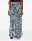 Etro Etro Printed wide-leg trousers