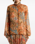 Etro Etro Printed silk shirt