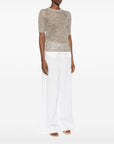Fabiana Filippi Fabiana Filippi Openwork t-shirt