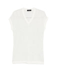 Fabiana Filippi Fabiana Filippi V-neck short sleeves sequin embellishments Openwork top