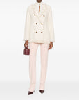 Elisabetta Franchi Elisabetta Franchi V-neck patch pockets Cotton double-breasted jacket