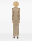 Siyu Siyu V-neck long sleeves Money kaftan dress