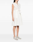 Woolrich Woolrich V-neck Cotton short dress