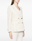 L.B.M. 1911 L.B.M. 1911 Linen blend double-breasted jacket