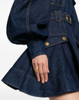 Zimmermann Zimmermann Luna denim utility mini dress