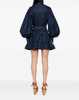 Zimmermann Zimmermann Luna denim utility mini dress