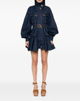 Zimmermann Zimmermann Luna denim utility mini dress